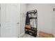 Organized storage room with built-in shelving and a large safe at 14786 Horse Trot Rd, Lithia, FL 33547