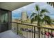 Relaxing balcony overlooking the water and parking at 1600 Gulf Blvd # 417, Clearwater Beach, FL 33767