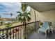 Private balcony offering scenic water views at 1600 Gulf Blvd # 417, Clearwater Beach, FL 33767