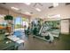 Well-equipped fitness center with treadmills and other exercise machines at 1600 Gulf Blvd # 417, Clearwater Beach, FL 33767