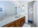 Bathroom features a large vanity and a walk-in shower at 204 Lennox W Rd, Palm Harbor, FL 34683