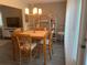 Charming dining room with a tile-top table and four chairs at 2285 Israeli Dr # 1, Clearwater, FL 33763