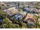 High-angle view of residential neighborhood at 3457 Foxhall Dr, Holiday, FL 34691