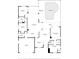 Floor plan showing a spacious home with pool, screened porch, and garage at 3457 Foxhall Dr, Holiday, FL 34691