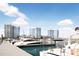 High rise condos with many boats and slips in a marina at 5120 Marina Way # 20912, Tampa, FL 33611