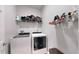 Convenient laundry room with washer and dryer hookups at 5230 Admiral Pointe Dr, Apollo Beach, FL 33572