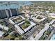 Wide aerial view showing the apartment community's layout and surrounding area at 6915 Avenue Des Palais # 2B, South Pasadena, FL 33707