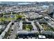 Aerial view showing apartment buildings, a courtyard, and surrounding area at 6915 Avenue Des Palais # 2B, South Pasadena, FL 33707