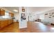 Simple kitchen with light wood cabinets at 6915 Avenue Des Palais # 2B, South Pasadena, FL 33707