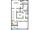 Second floor plan showing owner's retreat and two bedrooms at 7408 Newham Ln, Sarasota, FL 34240