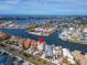 Bird's-eye view of waterfront home in a residential area at 861 Symphony Isles Blvd, Apollo Beach, FL 33572