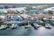 Home's waterfront location with private dock and boat slips at 861 Symphony Isles Blvd, Apollo Beach, FL 33572