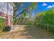 Fenced backyard with mature trees and chain link fence at 930 15Th N Ave, St Petersburg, FL 33704