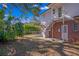 Backyard with brick and exterior stairs at 930 15Th N Ave, St Petersburg, FL 33704
