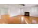 Living room with hardwood floors and fireplace at 930 15Th N Ave, St Petersburg, FL 33704