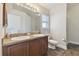 Bathroom with double vanity and shower at 11140 Irish Moss Ave, Riverview, FL 33569