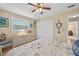 Bright bedroom with double closet and dresser at 1320 Fairway Dr, Dunedin, FL 34698