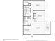 Two-bedroom, two-bathroom condo floor plan with balcony at 1344 Pine Ridge E Cir # D2, Tarpon Springs, FL 34688