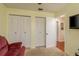 Versatile bedroom with built-in closet and space for a home office at 14315 Arbor Hills Rd, Tampa, FL 33625