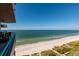 Balcony showcases breathtaking ocean views and sandy beach at 1520 Gulf Blvd # 1404, Clearwater Beach, FL 33767