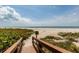 Wooden boardwalk to the beach at 1520 Gulf Blvd # 1404, Clearwater Beach, FL 33767