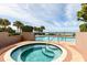 Hot tub with steps, near the pool and beach at 1520 Gulf Blvd # 1404, Clearwater Beach, FL 33767