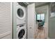 Convenient in-unit laundry with a Whirlpool washer and dryer at 1520 Gulf Blvd # 1404, Clearwater Beach, FL 33767