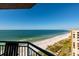 Breathtaking balcony view of ocean, beach, and coastline at 1520 Gulf Blvd # 1404, Clearwater Beach, FL 33767