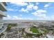 Aerial view showcasing marina, stadium, and water views at 175 1St S St # 3102, St Petersburg, FL 33701