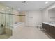 Spa like bathroom with soaking tub and shower at 175 1St S St # 3102, St Petersburg, FL 33701