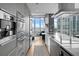 Sleek kitchen featuring modern appliances and a waterfront view at 175 1St S St # 3102, St Petersburg, FL 33701