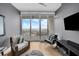 Bright sitting area featuring comfortable chairs and panoramic water views at 175 1St S St # 3102, St Petersburg, FL 33701