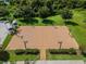 Community basketball court with two hoops, perfect for outdoor recreation at 18442 New London Ave, Land O Lakes, FL 34638