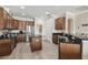 Modern kitchen with stainless steel appliances and granite countertops at 18442 New London Ave, Land O Lakes, FL 34638