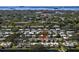 Bird's eye view of the home and surrounding neighborhood at 204 Sky Loch W Dr, Dunedin, FL 34698