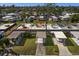 Aerial view showing the property's location in a residential neighborhood at 204 Sky Loch W Dr, Dunedin, FL 34698