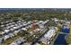 Aerial view showing home's location in community at 204 Sky Loch W Dr, Dunedin, FL 34698