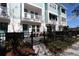 Townhouse with front patio,fence, and landscaping at 2109 1St N Ave, St Petersburg, FL 33713