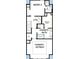 Upper-level floor plan with owner's suite and second bedroom at 2109 1St N Ave, St Petersburg, FL 33713