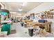 Well-equipped workshop with woodworking tools and benches at 2222 Americus N Blvd # 2, Clearwater, FL 33763
