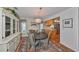 Charming dining room with an oval table, gray chairs, and a built in hutch at 2510 Lambdin Dr, Sun City Center, FL 33573