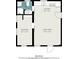 Floor plan showing a bedroom, bathroom, kitchen, and living room at 281 Grove Rd, Venice, FL 34293