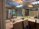 Bathroom features double sinks and a large mirror at 3544 Snowy Egret Ct, Palm Harbor, FL 34683