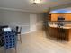 Kitchen boasts a breakfast bar and ample cabinetry at 3544 Snowy Egret Ct, Palm Harbor, FL 34683