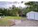 Large backyard with shed and fenced-in area at 38902 Inez Ave, Zephyrhills, FL 33542