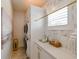 Modern laundry room with white cabinets and quartz countertops at 3898 Barbour Trail, Odessa, FL 33556