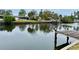 Tranquil canal view with private dock, perfect for boating enthusiasts at 4919 Shore Acres Ne Blvd, St Petersburg, FL 33703