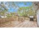 Deck with a view of the trees at 5004 Osprey Ln, New Port Richey, FL 34652