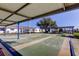 Community shuffleboard courts under covered areas at 544 Skipper Dr # 544, Seminole, FL 33772