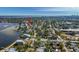 Aerial view of property location in neighborhood at 5934 Bayou Grande Ne Blvd, St Petersburg, FL 33703